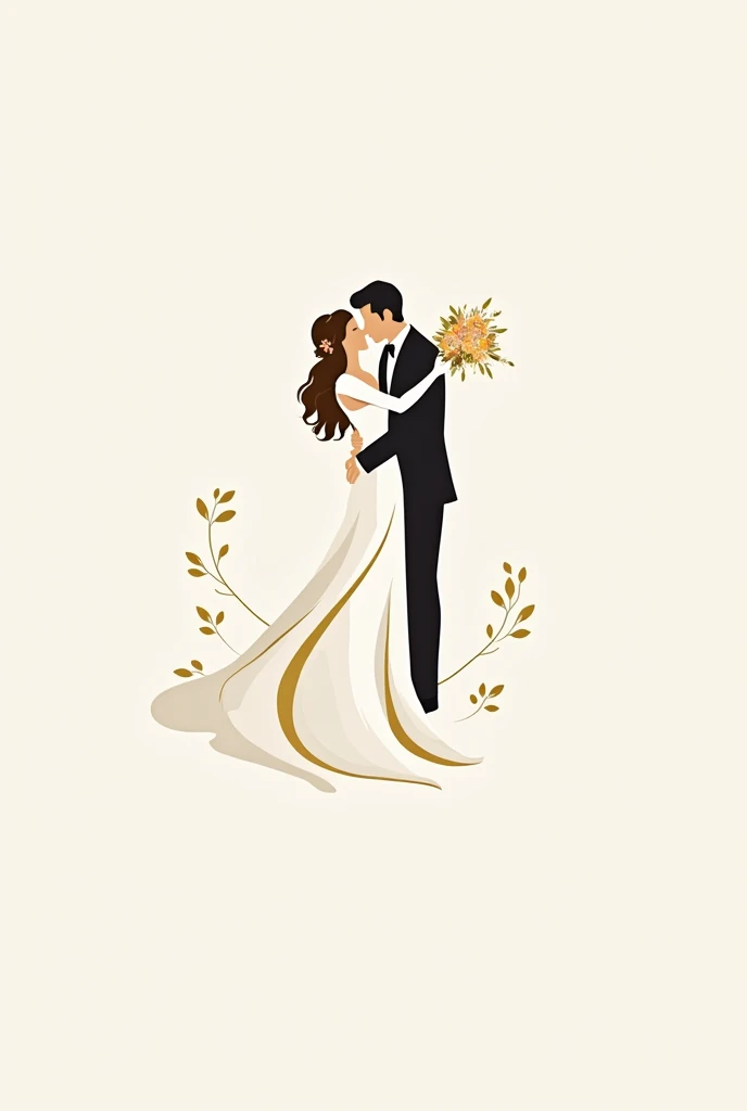 Create logo design for wedding planners that shows couples happiness