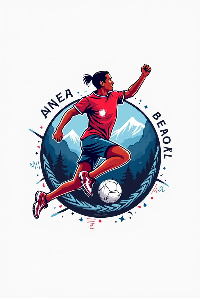 Create a logo for Facebook page of sports in nepal