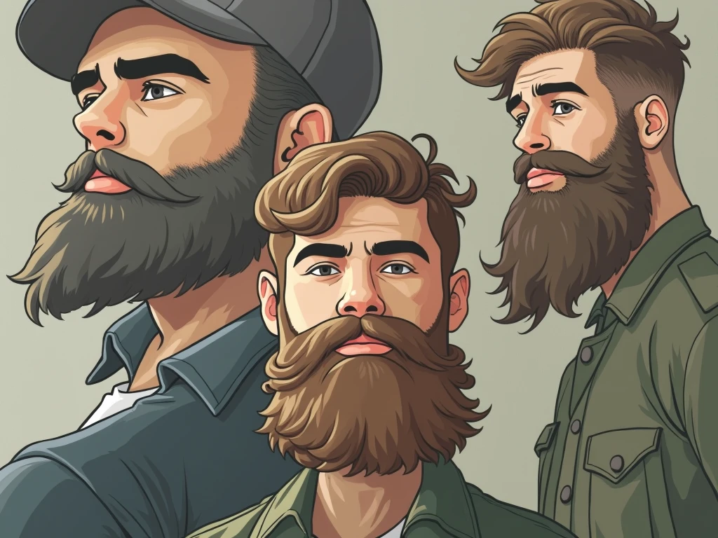 Different types of beards