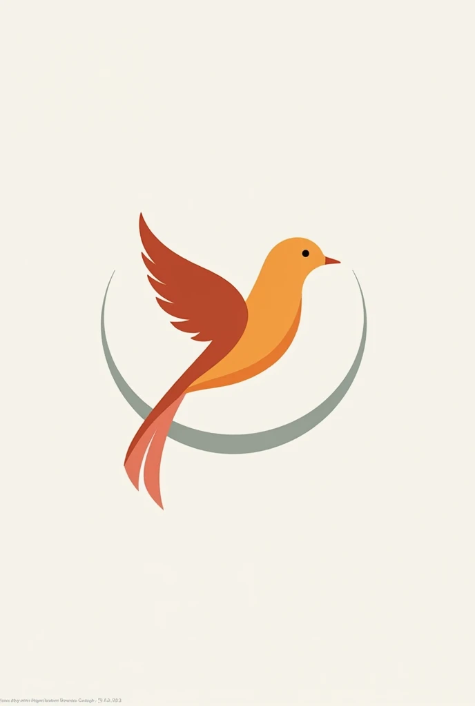 Colorfull small and professional "bird" logo for a beauty brand