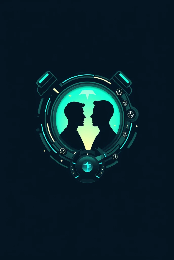 A logo with technological aspects called TechTalkers