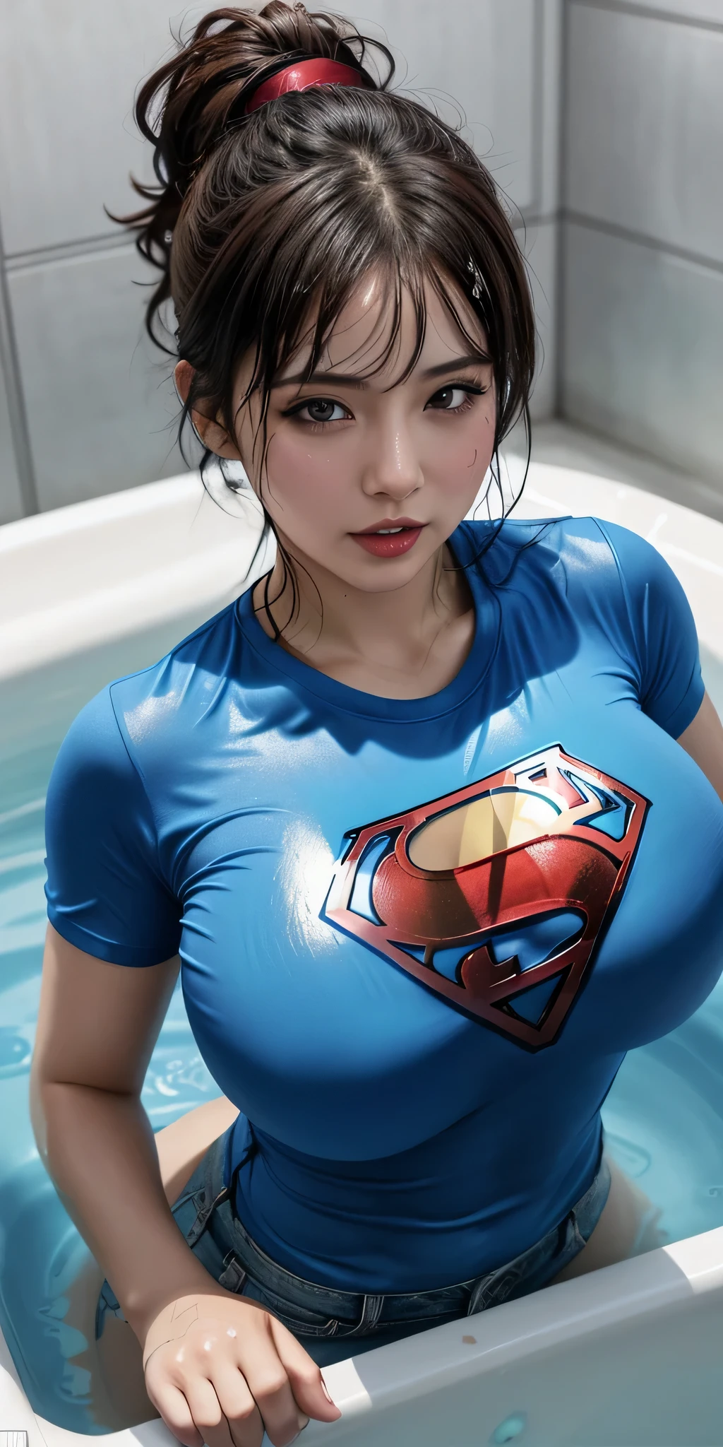 ((Blue Superman Wet T-shirt)) biggest tits in the world, Coming out of a container filled with semen, Japanese women, Spitting on chest tits, Wet Denim Jeans, Semen on a shiny cotton T-shirt,  Skintight polo tshirt Giant Huge massive tits, Wearing a logo T-shirt and taking a bath in Semen, Tight Oily Logo T-Shirt, , splash, Wet look, Gunge, Douse in automotive lubricants, Sexy busty nerd, Casual clothing with automotive lubricant, huge , Breasts bigger than face, Real women, Very detailed, big , Tight slimy slime T-shirt, Slime covered in blue Superman tight t-shirt, ((NSFW with attention to detail))