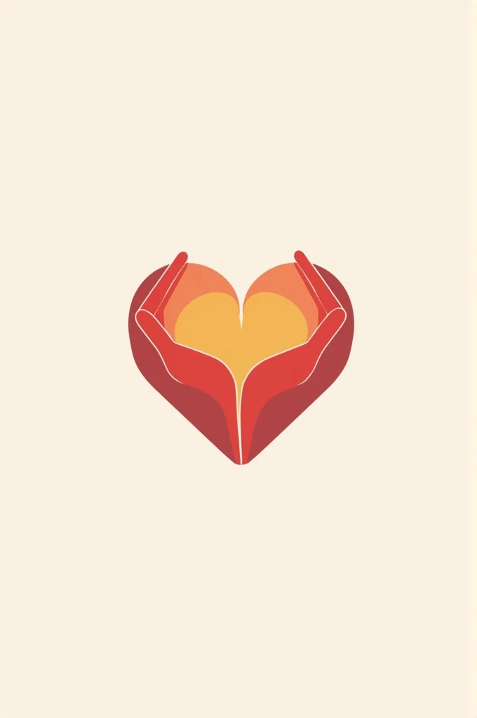 Create the logo for ccp Santa Úrsula containing a heart