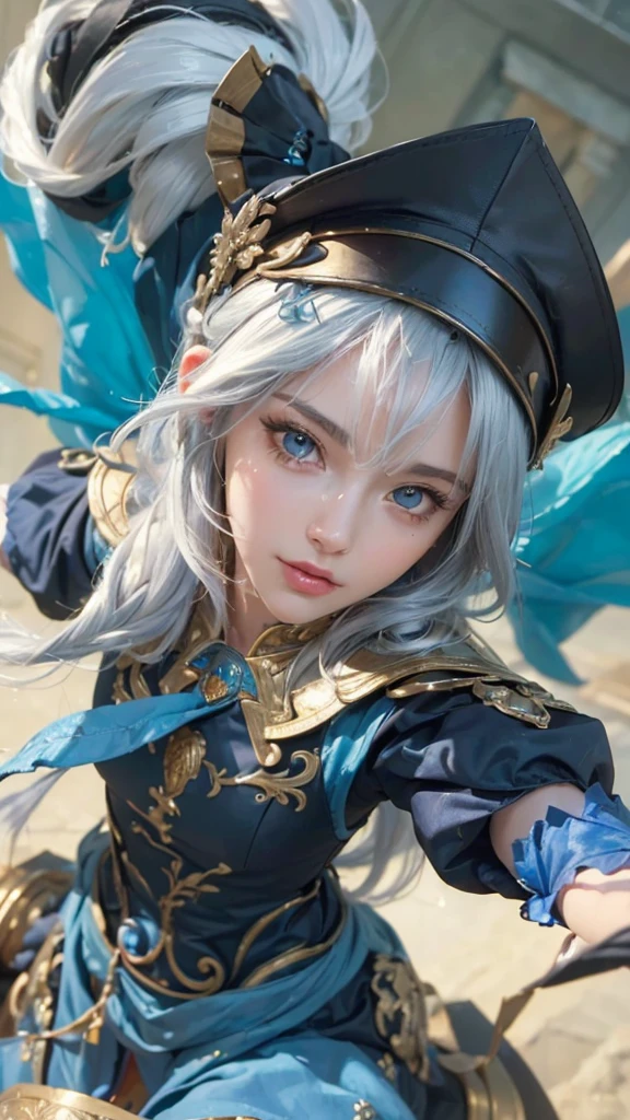 ((Best quality, 8k, Masterpiece :1.3)), upper bod y, Sharp focus: 1.2, Beautiful woman with perfe ct figure, Highly detailed facial and skin textur e, Detailed eyes, Double evelids, Interior view, f erpect lighting, Beautiful lips ,symmetrical eyes , cute face