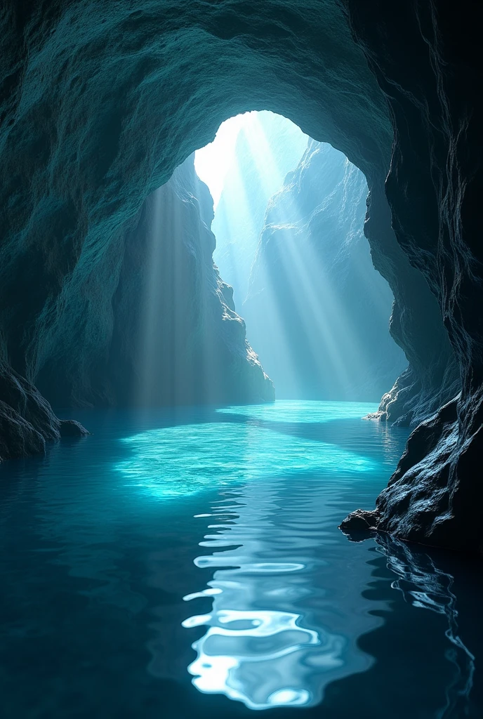 (masterpiece:1.2,Superior Quality,mirror-like,Cinematic Experience),8k,wallpaper,Italy,Azzurra Grotto,(Diffuse reflection of light:2.0)