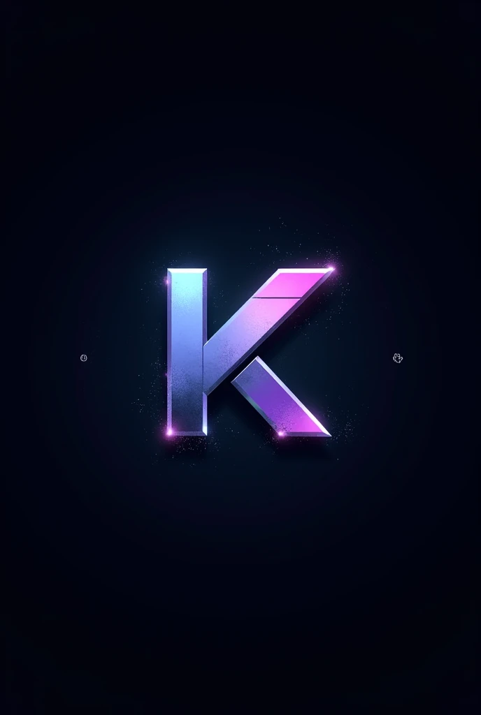 Generate a logo for my channel with the letter K looking like a game