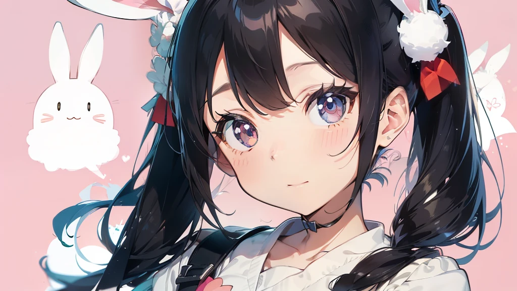 Rabbit white ears