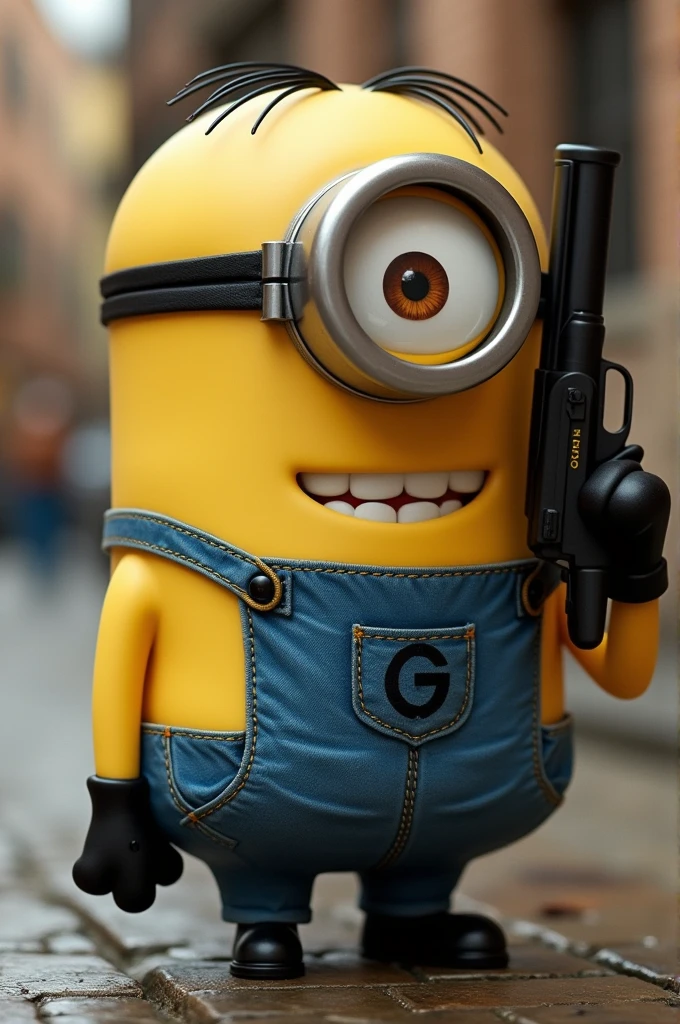 Cholo minion with gun
