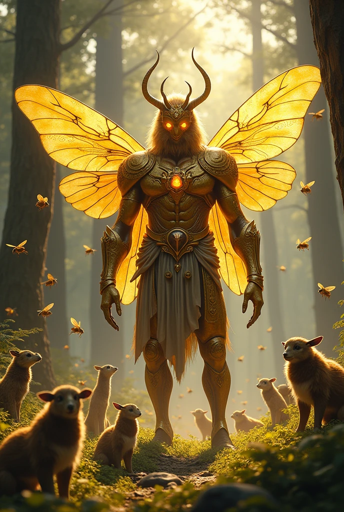 A bee king of all forest animal