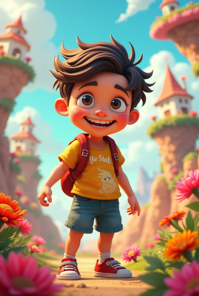 Cartoon boy 4k