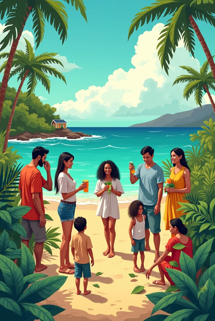 An illustration of sustainable consumption based on the song 3° plural (hawaii engineers)