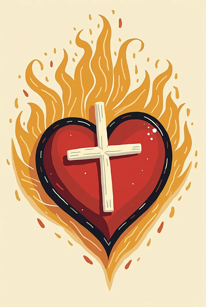 Create the logo of ccp Santa Úrsula containing a heart in Brazilian Portuguese Add a hug