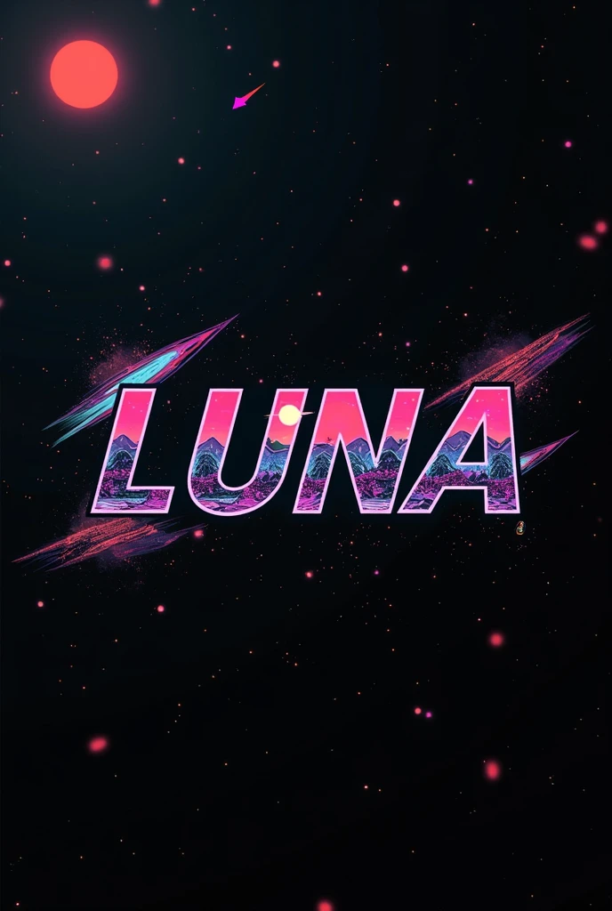 High resolution, logo spelling swiftly “Luna” cool, Jdm theme, anime theme, Cyberpunk vibe name spelling, brand logo, logo for tshirt, brand logo “LUNA”, neon vibes, acid trip vibes, acid trip, shooting stars, acid trip inside “LUNA”, acid trip, hallucinations inside “LUNA”, Waves of hallucinations, purple, techno hallucinations inside “LUNA”, Acid trip hallucinations inside “LUNA” , Waves of hallucinations inside “LUNA, splash, futuristic hallucinations,
