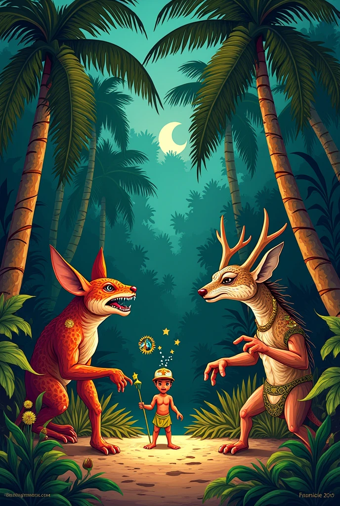 Image of Brazilian folklore 
