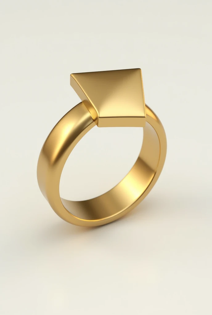 arrow shaped gold ring
