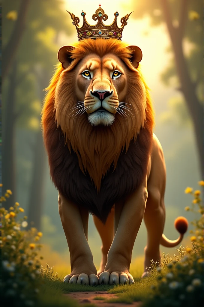 lion with crown