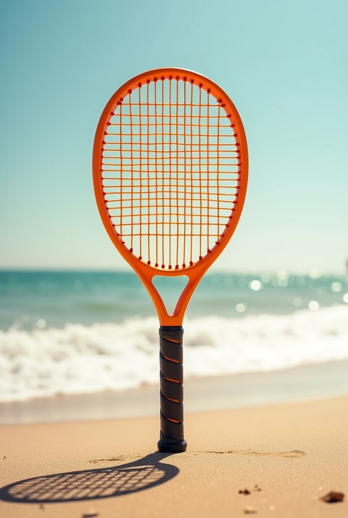 excavator ball racket beach tennis minimalist 
