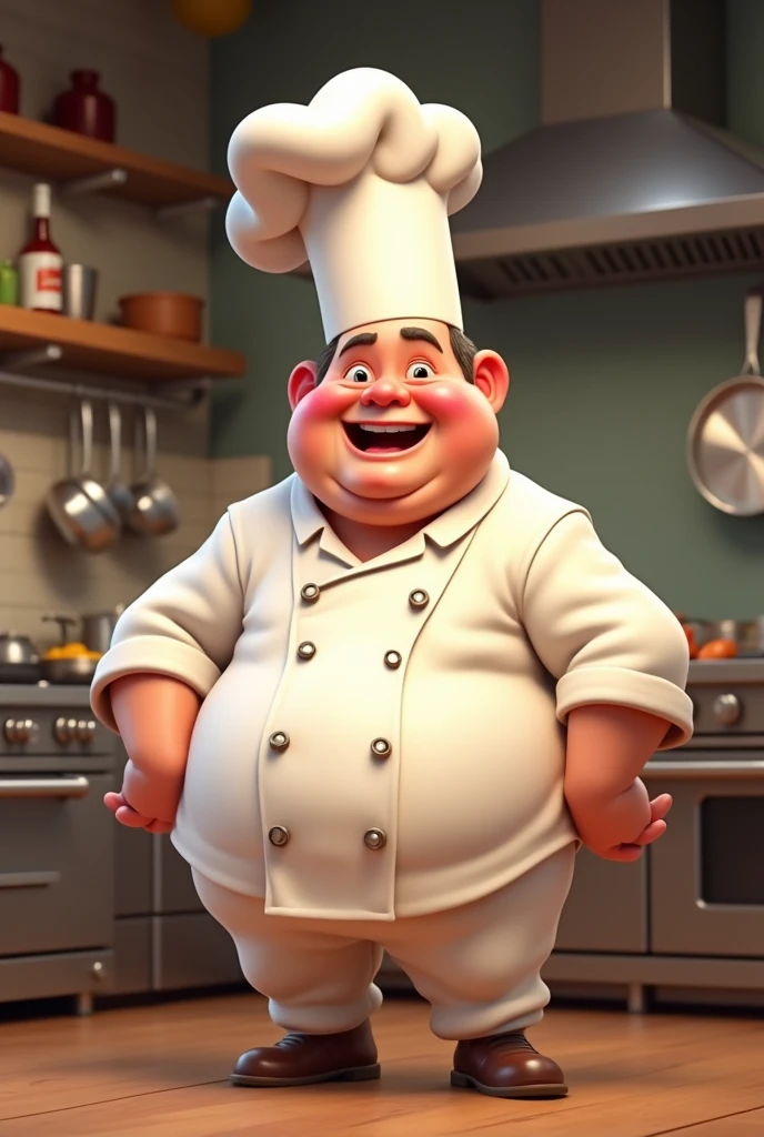 An fat chef animation