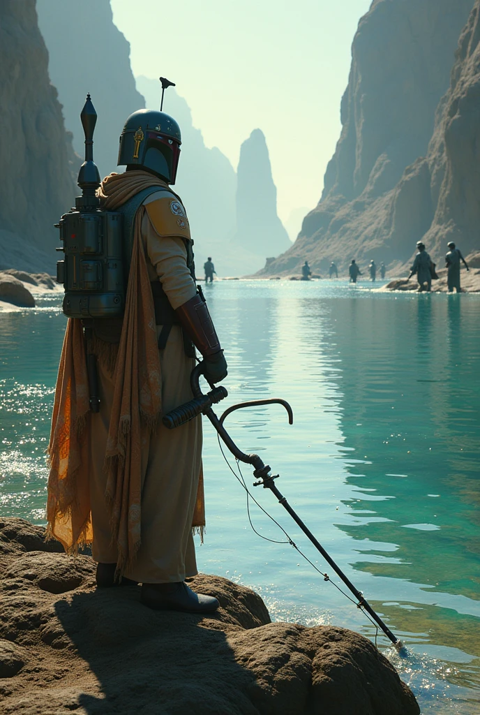 Mandaean fishing、Star Wars、movie、Boba Fett