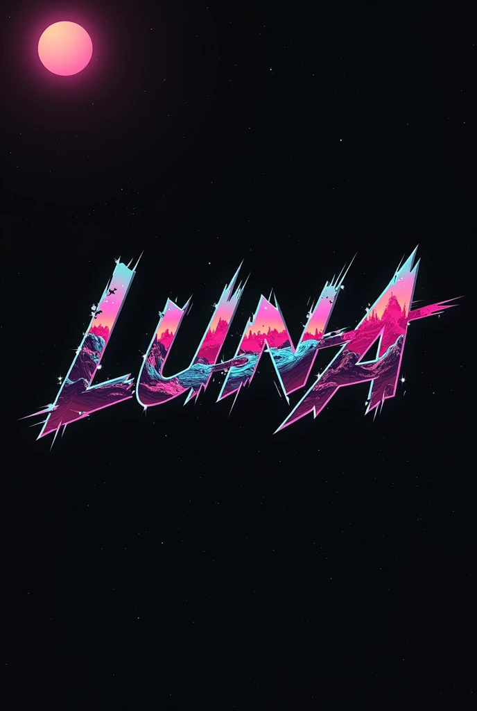 High resolution, logo spelling swiftly “Luna” cool, Jdm theme, anime theme, Cyberpunk vibe name spelling, brand logo, logo for tshirt, brand logo “LUNA”, neon vibes, acid trip vibes, acid trip, shooting stars, acid trip inside “LUNA”, acid trip, hallucinations inside “LUNA”, Waves of hallucinations, splash, stars, space hallucinations, red space, splash,