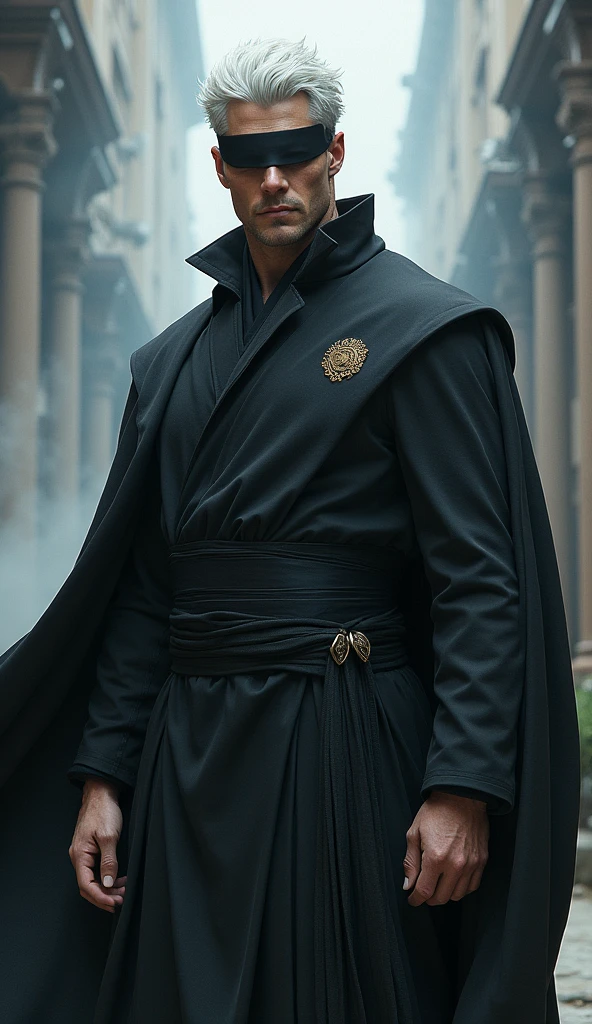 "Henry Cavill" dressed like "Gojo"