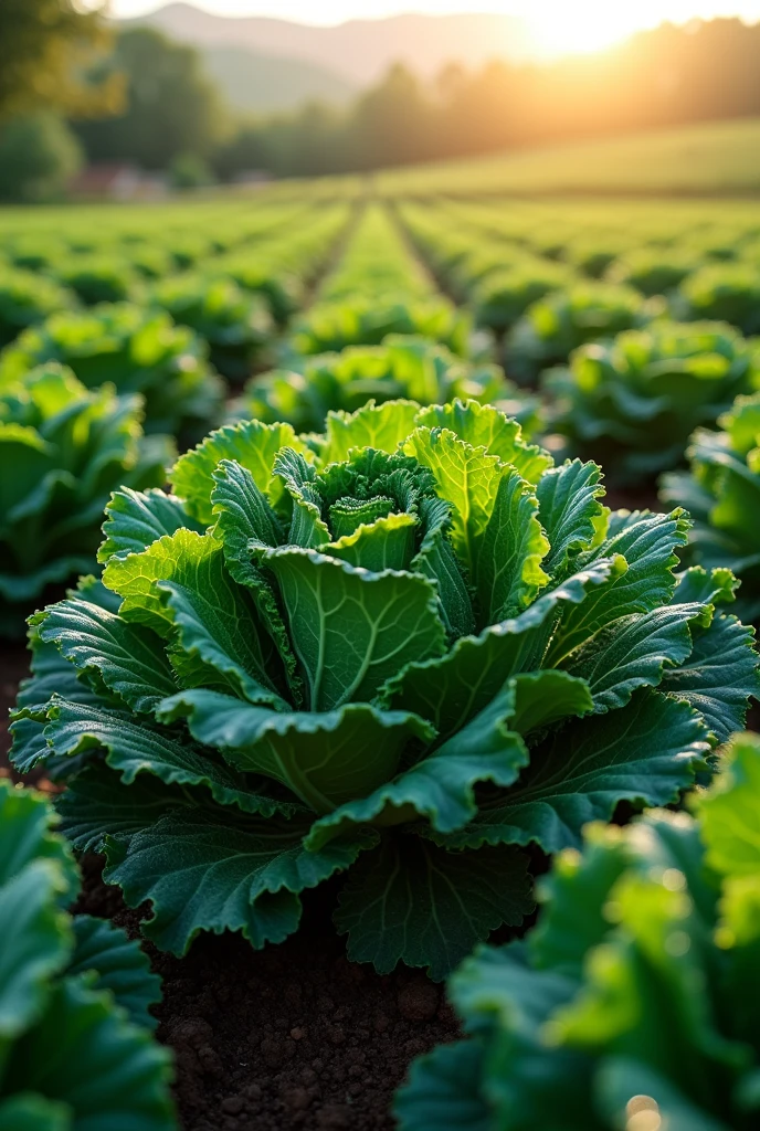 Kale garden picture