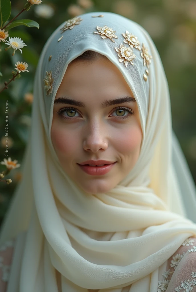A beautiful muslim girl with hijab