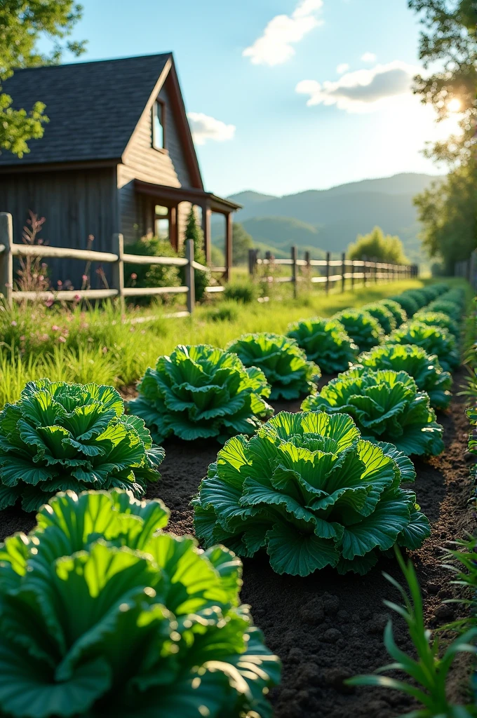 Kale garden photo