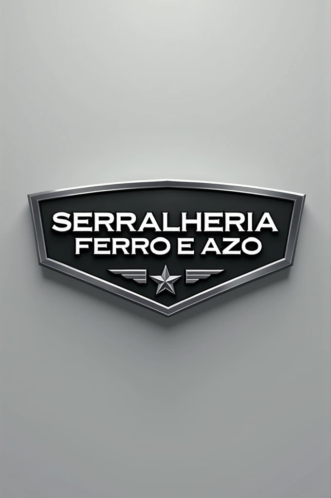 Send me a logo, the company name is Serralheria Ferro e Aço, but it is in Portuguese.