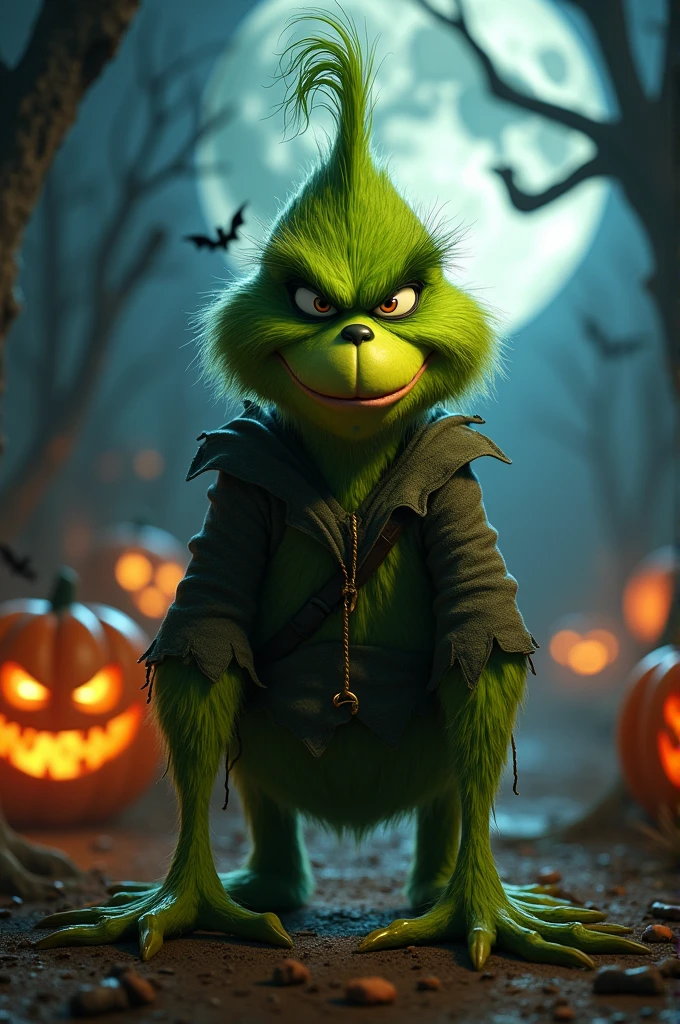 Un grinch en halloween