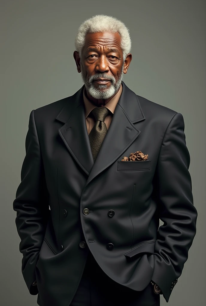 morgan freeman , standing