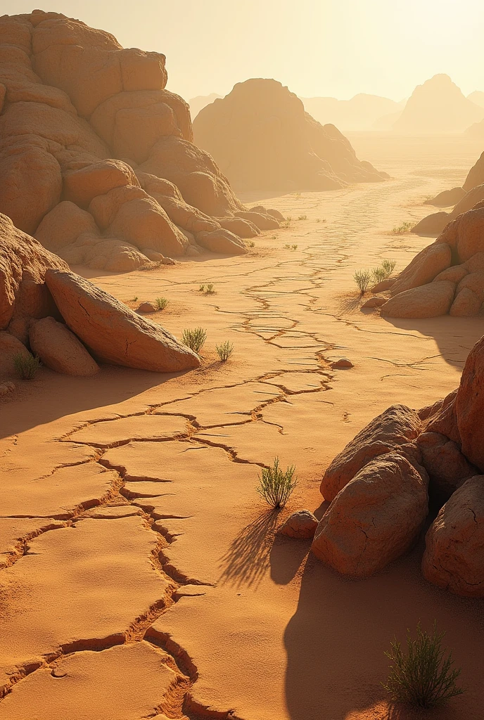 dry ground landscape