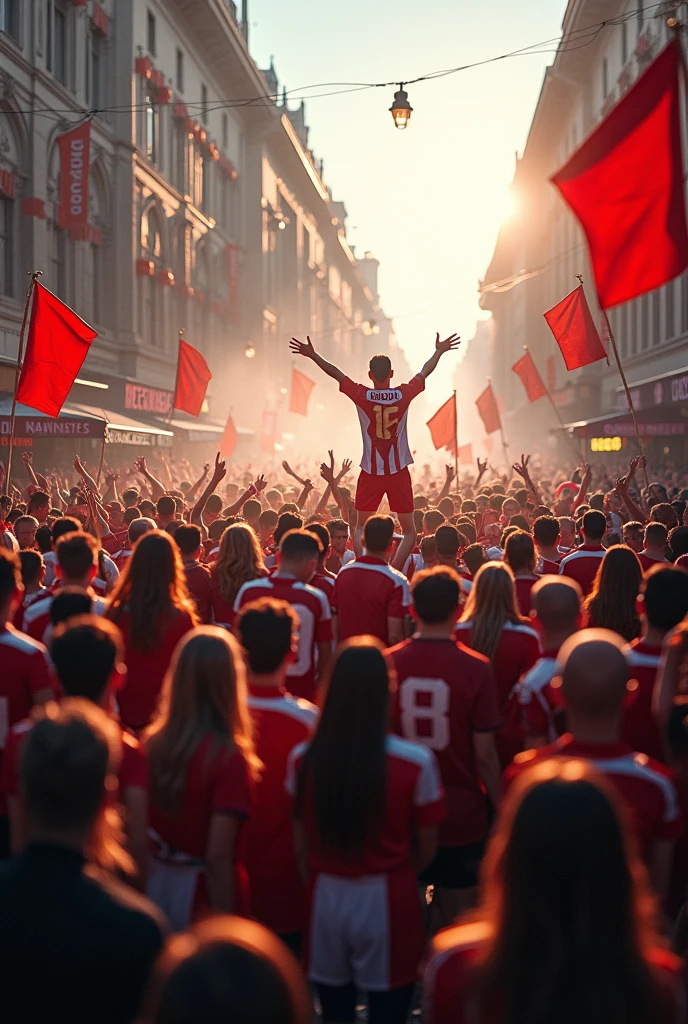 Milan football party