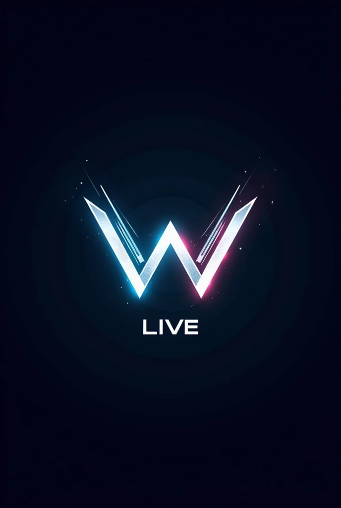Make a gaming logo , titled as A W LIVE