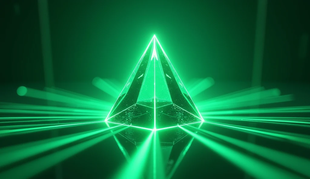 Create prism image with greenish lines Gadi Knowledge 