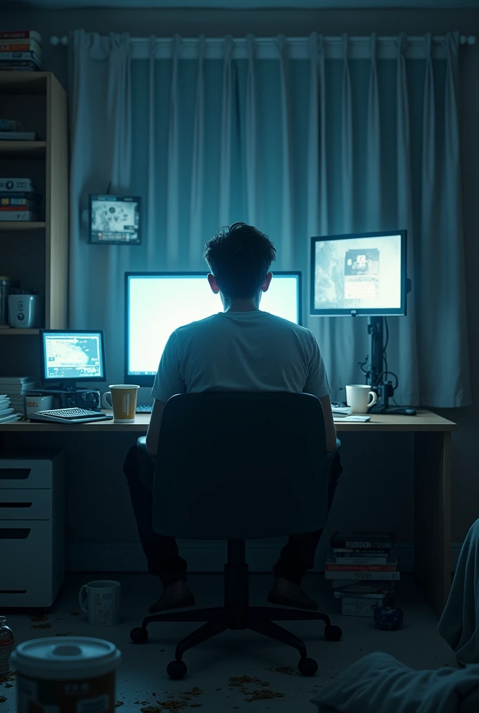 human geting addicted to media