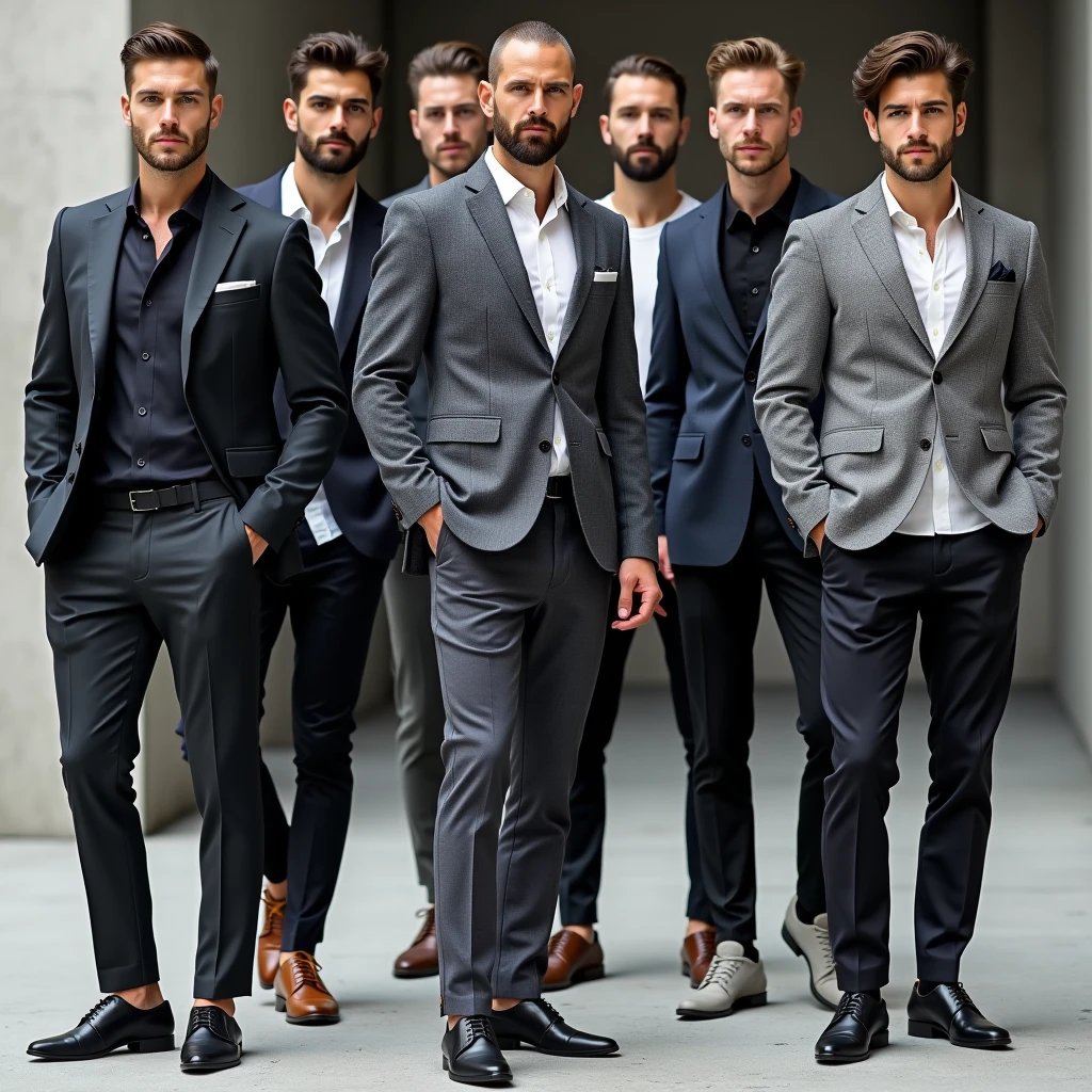 Make a collection about men&#39;s fashion, para uma loja de dropshipping, type of clothes something like that