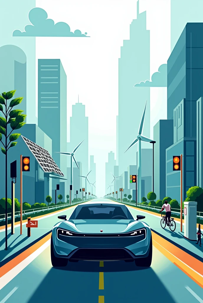 need a poster for international conference on Electric Vehicles: leading to Initiatives Sustainable