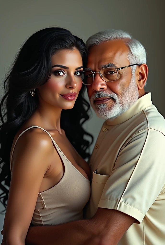 Angela white with modi