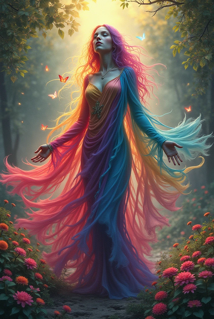 A more lively image of death with more colors and in a nice place with more colors