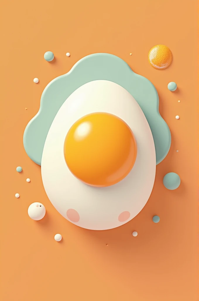 Create a logo, for an egg-related company, with striking and distinctive colors, with the name of I Huevon