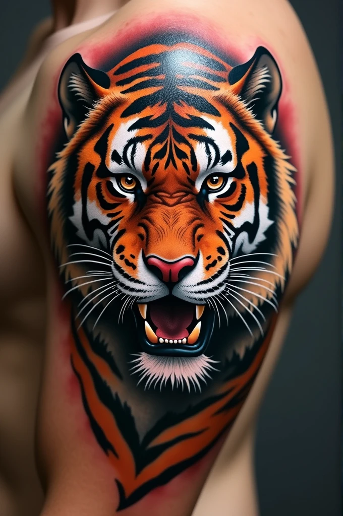 Gladiator Tiger tattoo