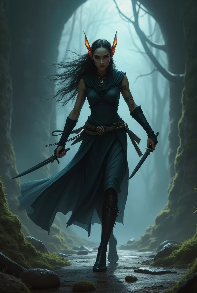 Rogue Elf Shadow Dancer, Rpg pathfinder