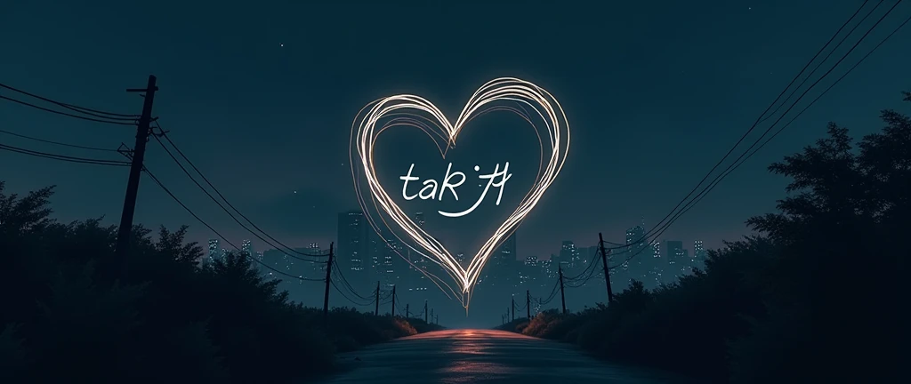 Tako&jhyung logo with a lo fi hip hop, R&B, and indie pop vibe , night , city,