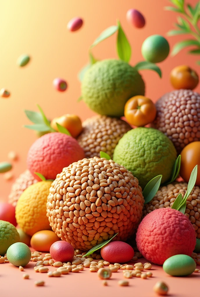 Lentils legumes 3d