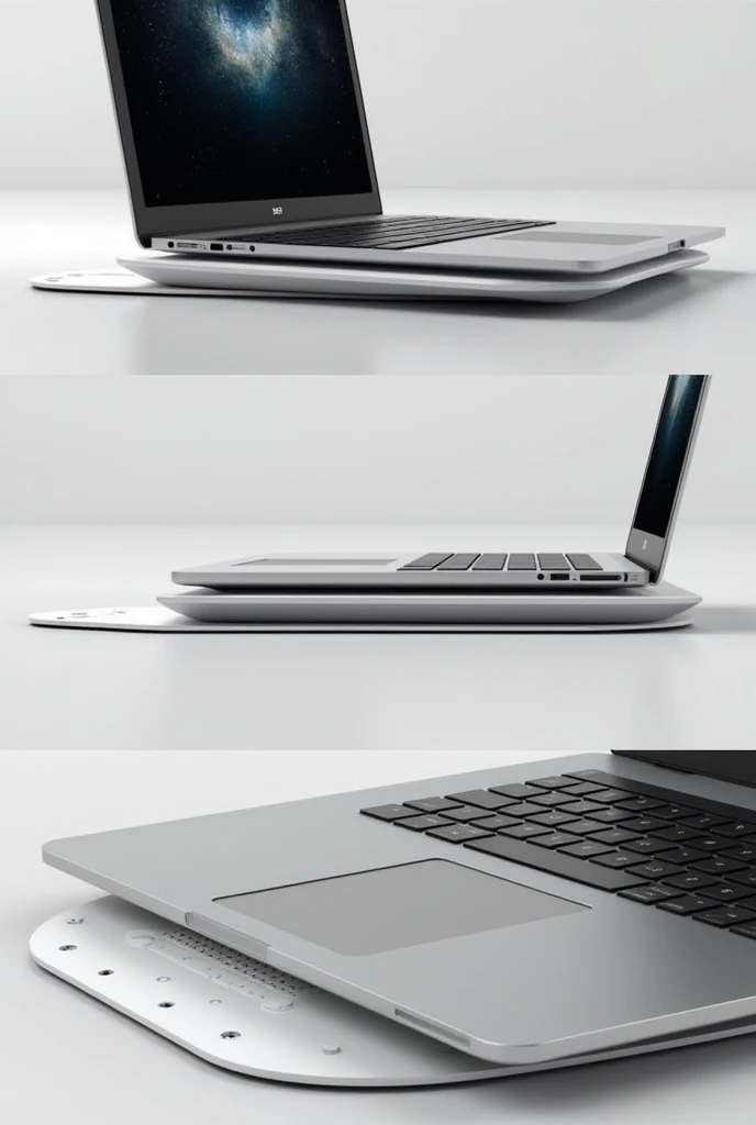make a cooling base for a laptop (do not include environment) just the base 
