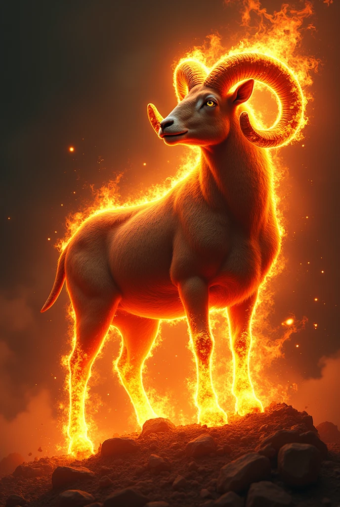 Aries on fire astrological sign 