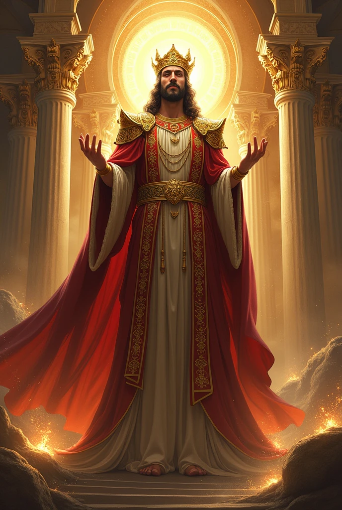 that, Although, is or Santo,
he is king, you are the praise of Israel