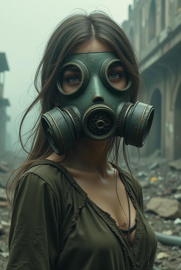 Gas mask girl anime