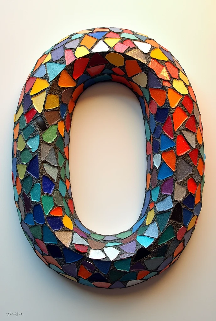MOSAIC OF THE LETTER O